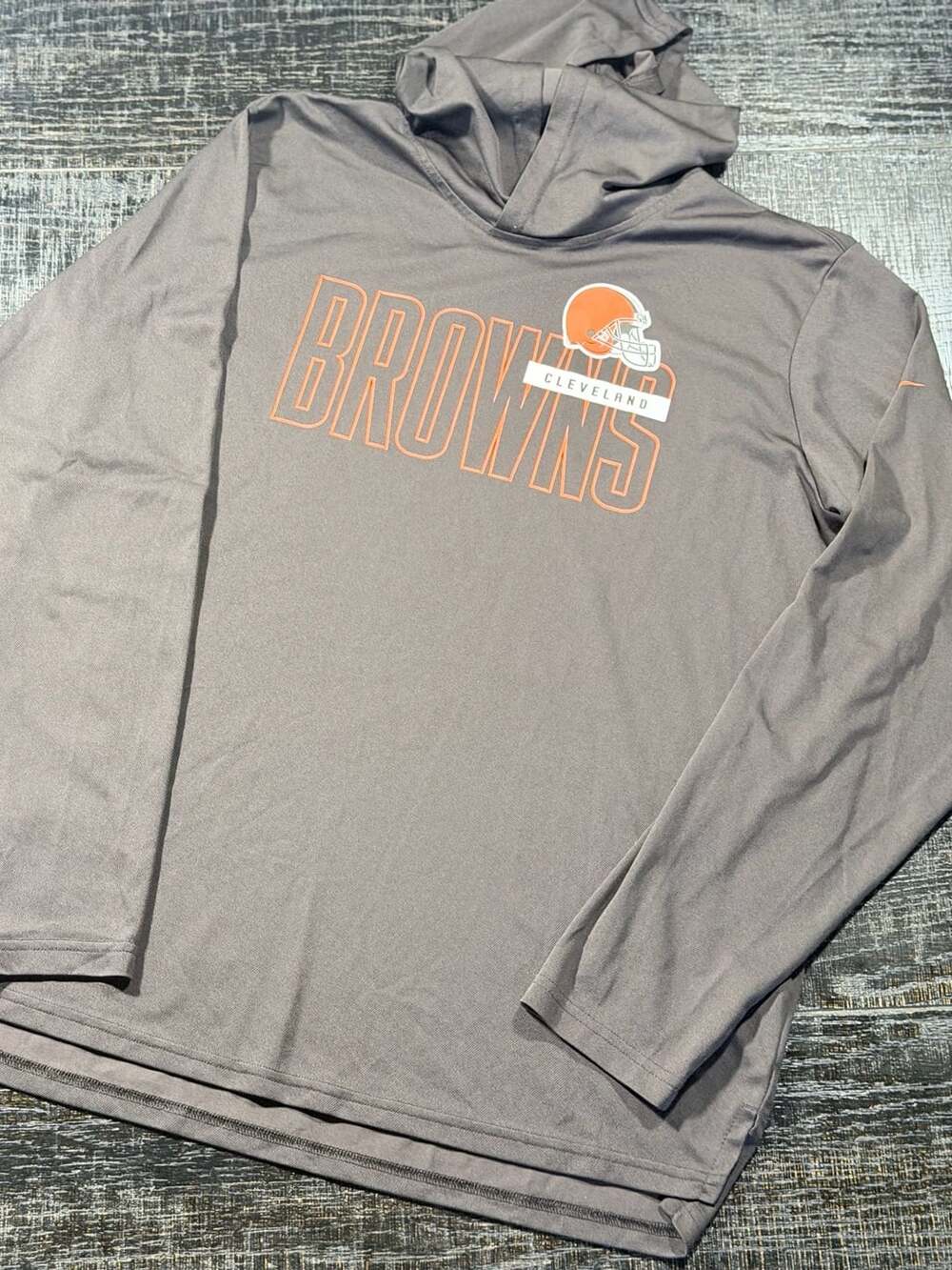 Nike Cleveland Browns Performance Hoodie Long Sleeve Shirt